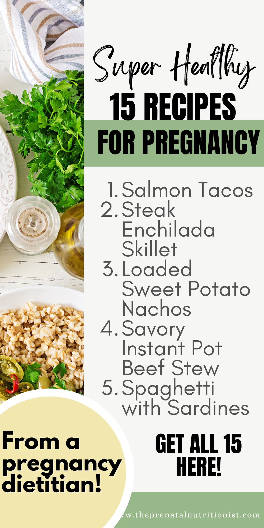 super healthy recipes for pregnancy