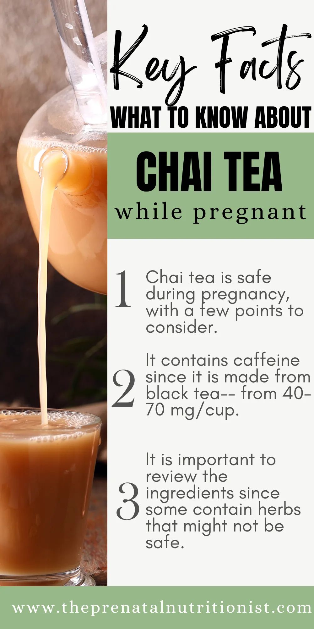 chai tea for pregnancy key facts