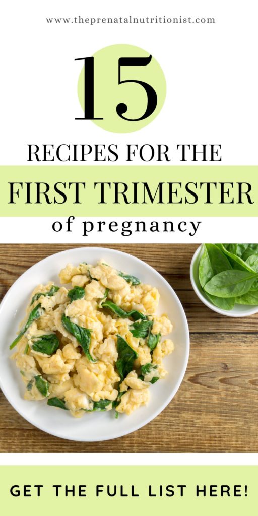 15 Recipes for Pregnant Women In The First Trimester