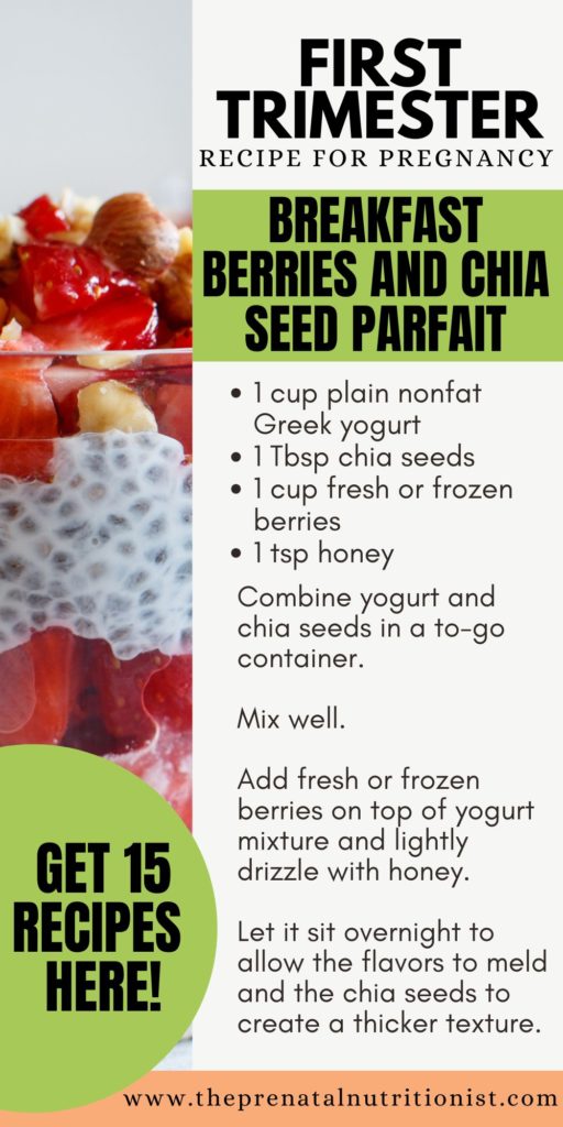 Breakfast Berries and Chia Seed Parfait