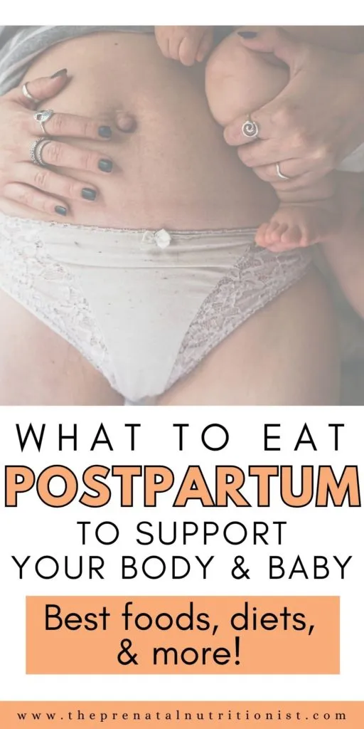 what to eat postpartum